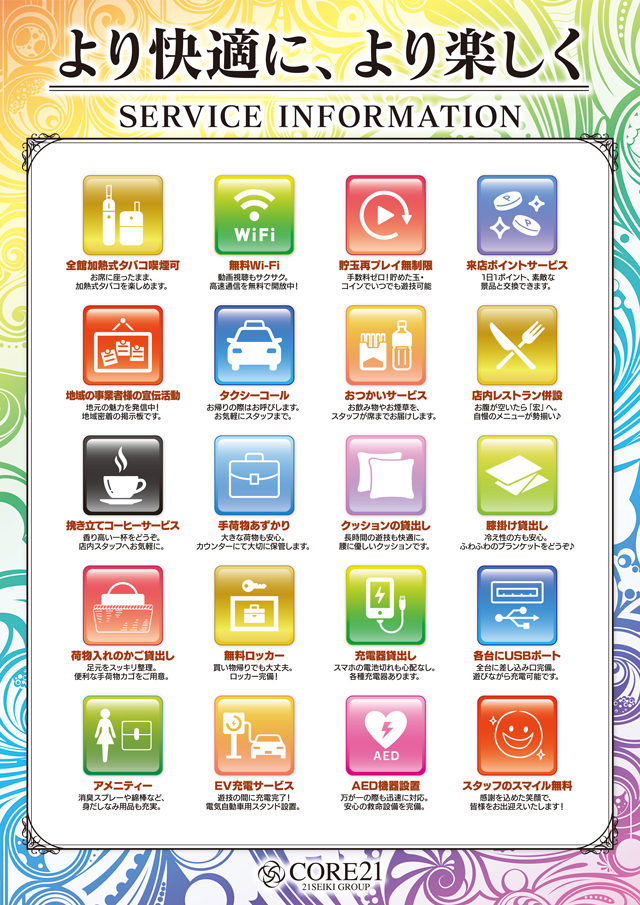 ＣＯＲＥ２１日南店